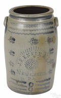 Pennsylvania eightgallon stoneware crock 19th c