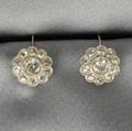 Diamond Flowerhead Earrings