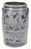 Western Pennsylvania twelvegallon stoneware crock 19th c