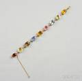 14kt Gold Gemset Bracelet