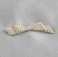 Art Deco Platinum and Diamond Bow Brooch