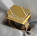 18kt Bicolor Gold Candy Box Ring Noma Copley