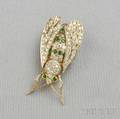 18kt Gold and Diamond Insect Brooch