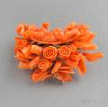 Antique Coral Brooch and Earpendants
