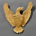 Gilt Cast Zinc Eagle Plaque