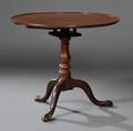 Queen Anne Mahogany Tilttop Tea Table