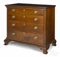 Pennsylvania Chippendale walnut chest of drawers