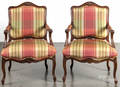 Pair of French style fauteuils