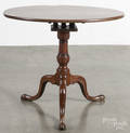 Queen Anne mahogany tea table