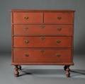 Redpainted Blanket Chest