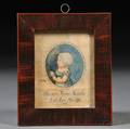 Possibly by Jacob Maentel Pennsylvania and Maryland 17631863 Portrait Miniature of Maryann Lavinia Knauls Aged Four Months