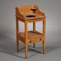 Federal Faux Tiger Maple Grainpainted Washstand
