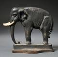 Cast Iron Elephant Doorstop