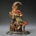 Painted Cast Iron Punch Character Doorstop