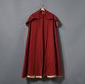 Shaker Burgundy Red Wool Cape
