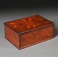 Inlaid Walnut Box