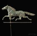 Molded Copper Running Horse Weathervane