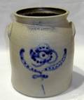 Stoneware twogallon crock 19th c