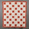 Pieced Cotton Le Moyne Star Pattern Quilt