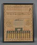 Federal Bower Needlework Family Record