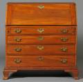 Chippendale Carved Mahogany Slantlid Desk