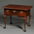 Chippendale Carved Walnut Dressing Table