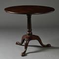 Chippendale Mahogany Tilttop Tea Table