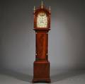 Federal Mahogany Inlaid Tall Case Clock