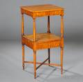 Federal Tiger Maple Chamber Stand