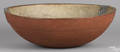 Large turned and painted bowl 19th c