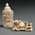 Ivory Netsuke and Snuff Bottle