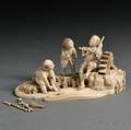 Carved Ivory Figural Group