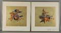 Pair of Mongolian ManandHorse Paintings