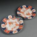 Pair of Imari Bleeding Bowls
