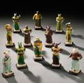 Suite of Twelve Porcelain Zodiac Figurines
