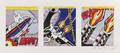 Roy Lichtenstein American 19231997 As I Opened FireA Triptych