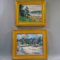 Keith Oehmig American 20th21st Century Two Paintings Eggemoggin Beach