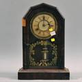 Jerome  Co Rosewood Veneer Mantel Clock