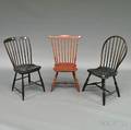 Three Assorted Painted Windsor Side Chairs