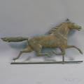 Molded Copper Running Horse Weathervane