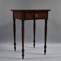 Federal Mahogany Veneer Onedrawer Stand