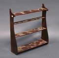 Mahogany Fourtier Wall Shelf