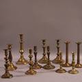 Twelve Brass Candlesticks