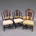 Six Assorted Mahogany Chairs
