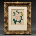 Small Smokedecorated Framed Floral Theorem