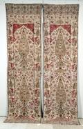 Pair of Indian Printed Cotton Textiles