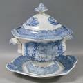 Podmore Walker  Co Ironstone Soup Tureen and Underplate