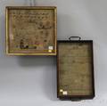 Two Framed Needlework Samplers