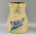 FB Norton Sons Cobaltdecorated Twogallon Stoneware Pitcher