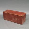 Redpainted Blanket Box